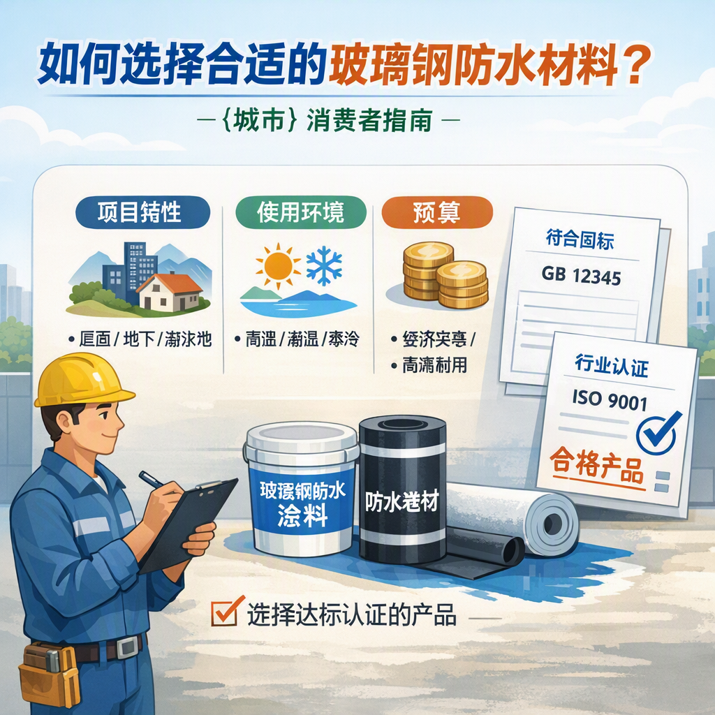 如何判定玻璃钢防水材料的合格标准？ 保定 消费者指南